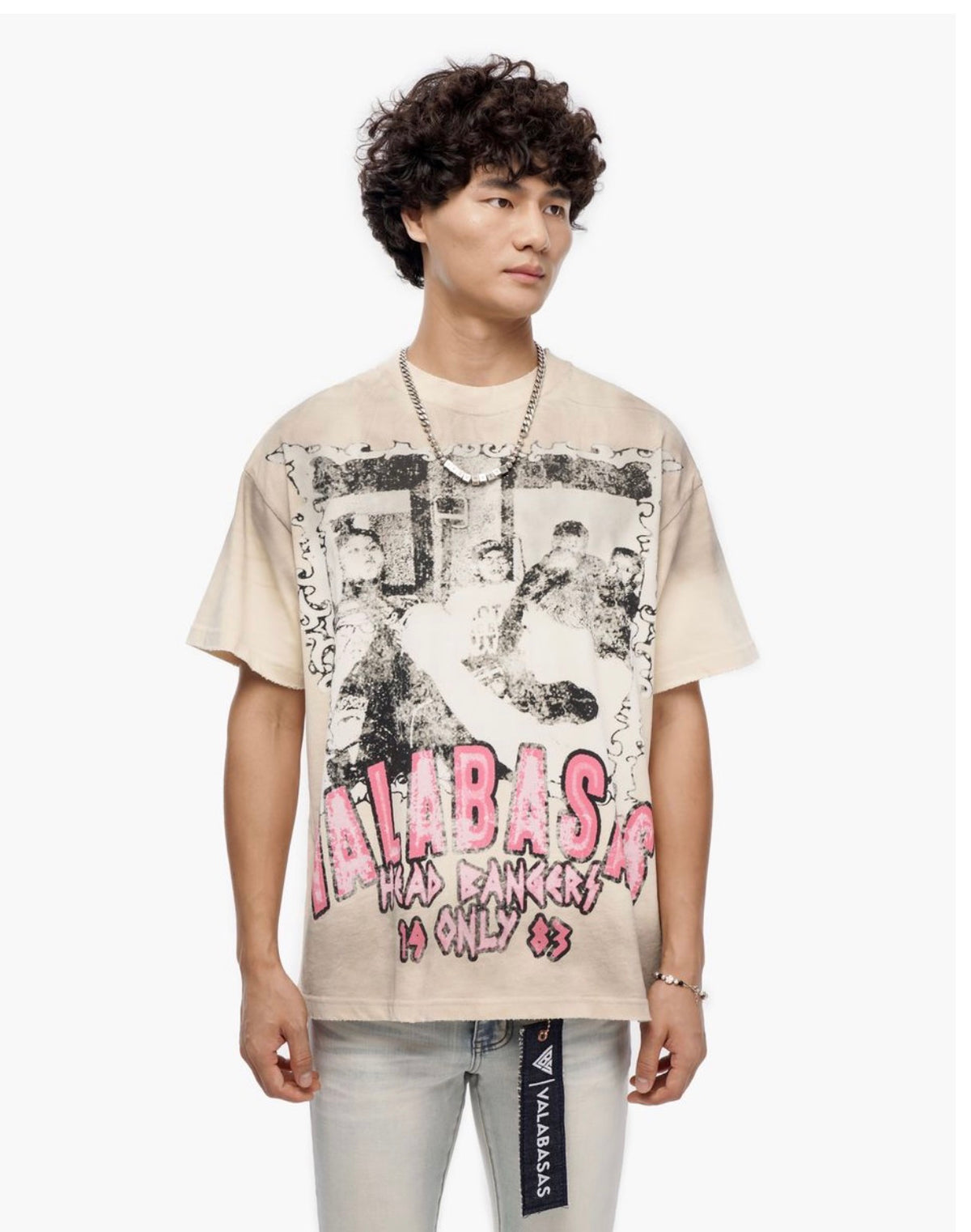 Head Bangers Cream Tee