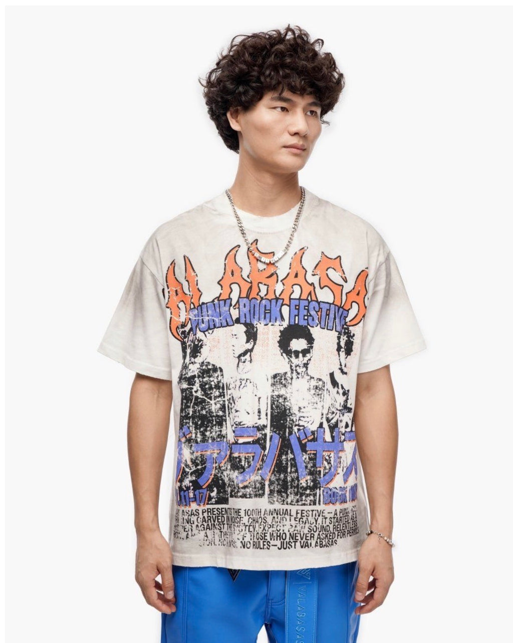 Punk Fest White Tee front