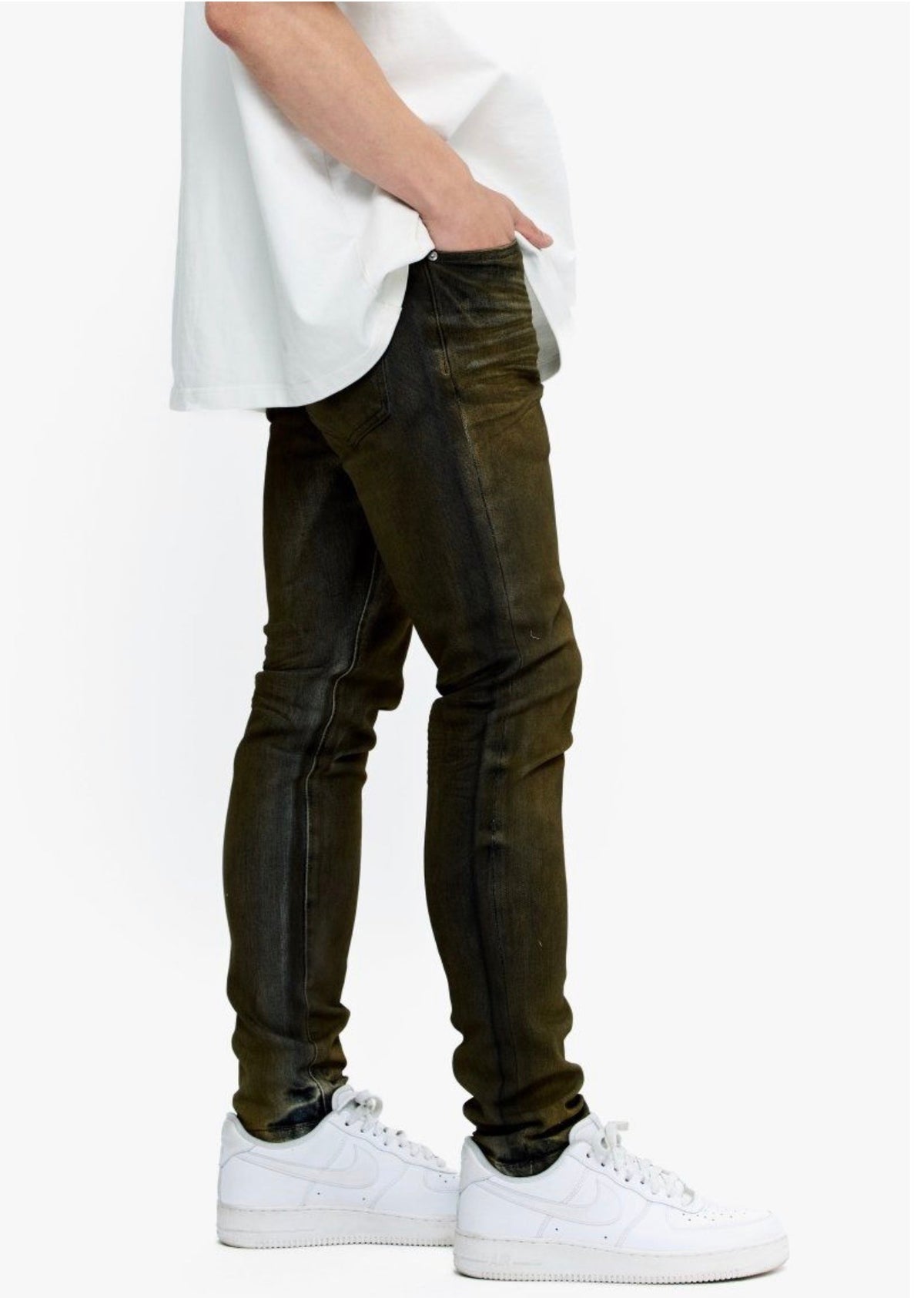 Valabasas Mr. Flex Gold Fade jeans side view