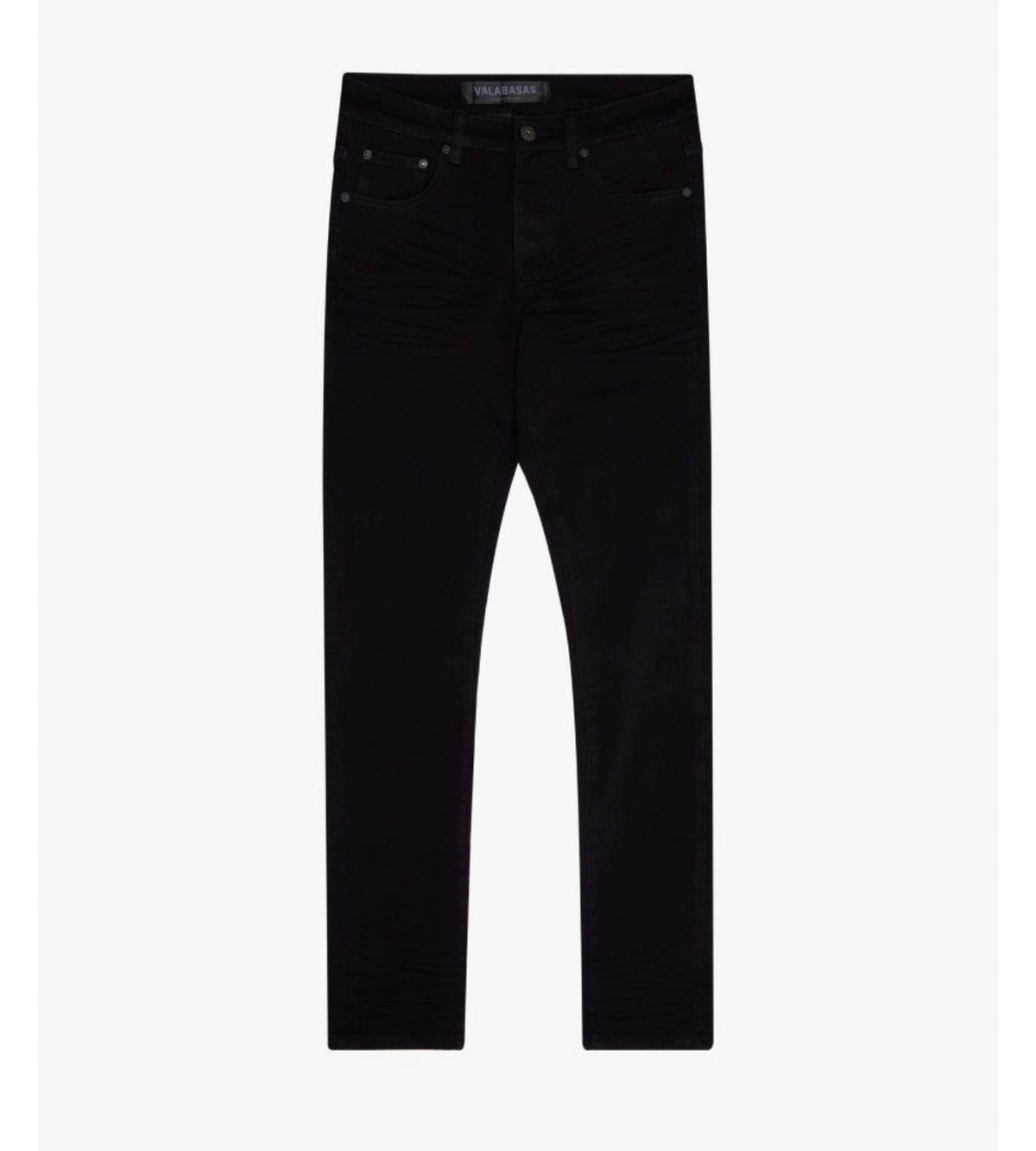 Valabasas Mr. Flex black skinny jeans front