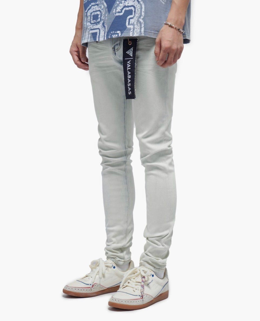 Valabasas Mr. Flex Artic Blue jeans full view